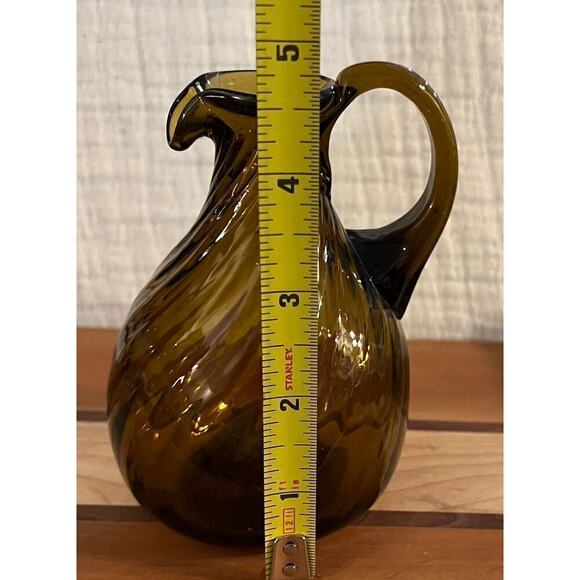 Amber Glass Hand-Blown - Picture 6 of 6